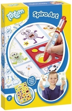 Kreatív készlet Spiro Art spirálművészet műanyag dobozban 13x19x3,5 cm