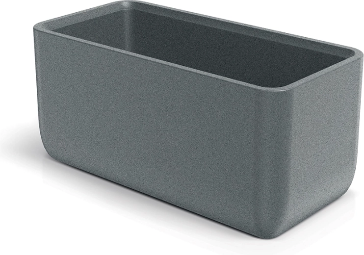 MOLTA CASE virágláda 80 cm gránitszürke