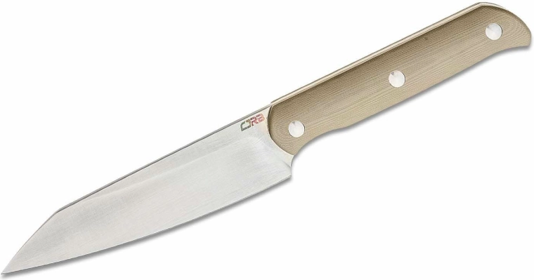 CJRB Silax fix kés 13 cm, szatén, sivatagi barna, G10, Kydex tok