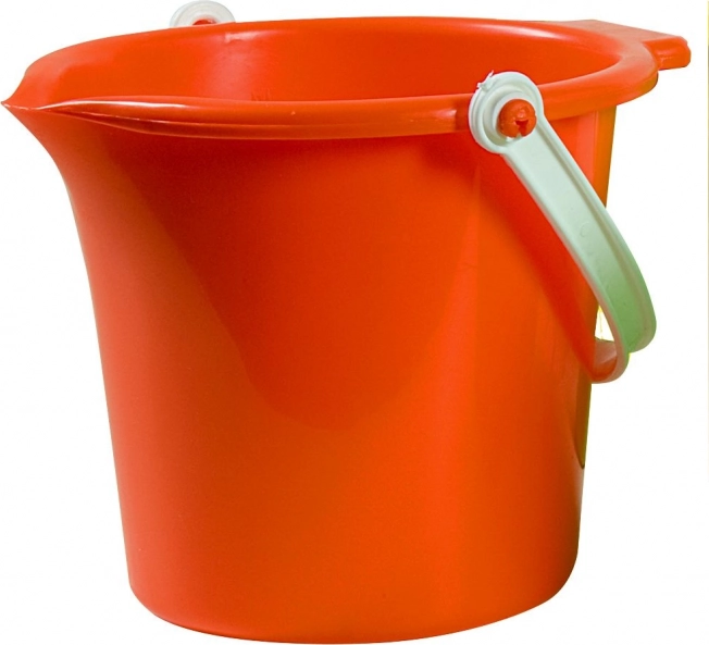 Androni vödör kiöntőcsőrrel – 18 cm átmérő – Piros