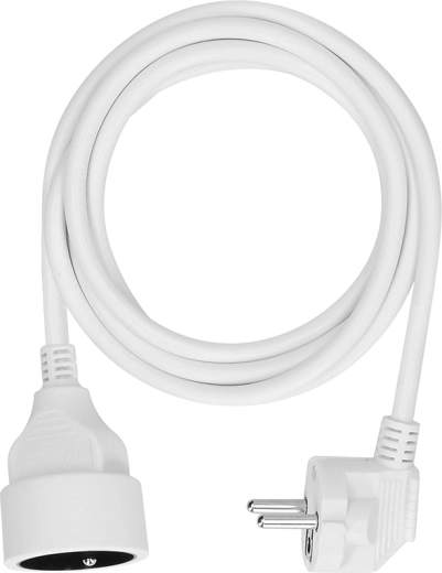 Solight hosszabbító csatlakozóval, 1 aljzat, 2 m, fehér