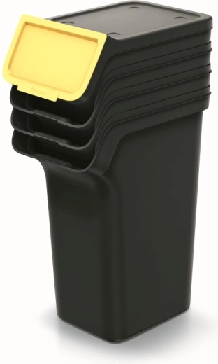 STACKBOX 4×25 l-es egymásra rakható szelektív hulladékgyűjtő készlet