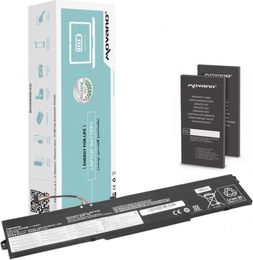 Movano L17M3PB1 akkumulátor Lenovo IdeaPad 330-15ICH és 330-17ICH modellekhez, 4000 mAh (45 Wh)