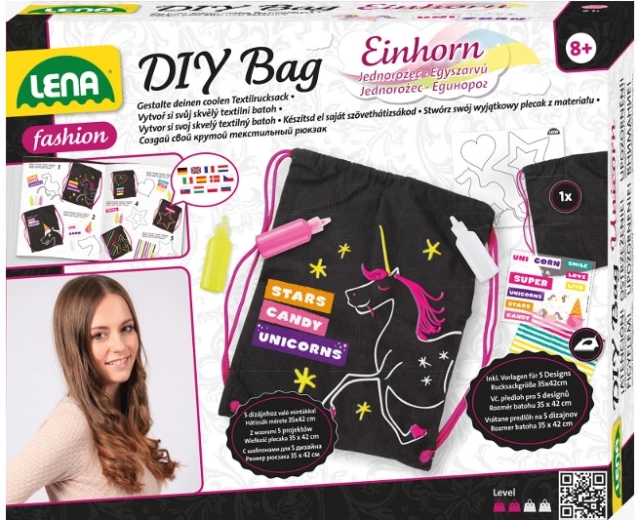 LENA kreatív készlet textil hátizsák tervezéséhez