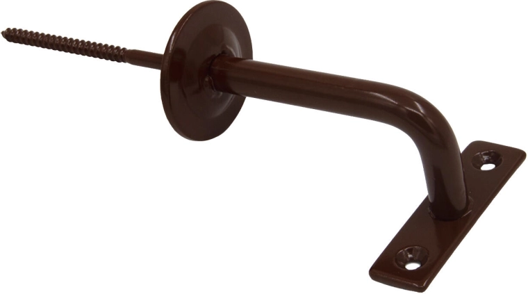 Klasszikus barna kapaszkodótartó lépcsőkorláthoz