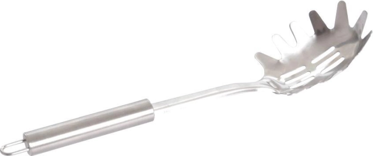 Rozsdamentes acél spagetti merőkanál 30 cm