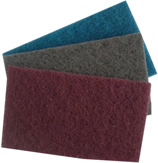 Főzőlap tisztító – csiszoló gyapjú 80 × 13,5 × 8 mm, 3 darabos készlet