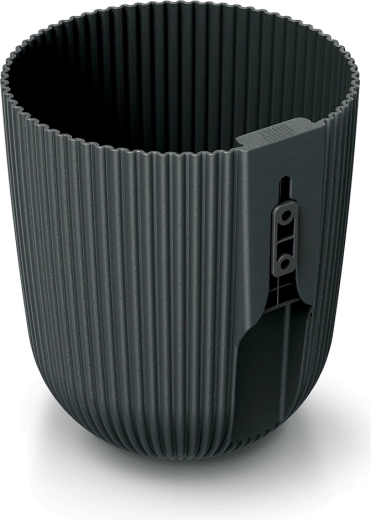 Milly Wall falra szerelhető virágtartó, 14,6 cm – szénszín