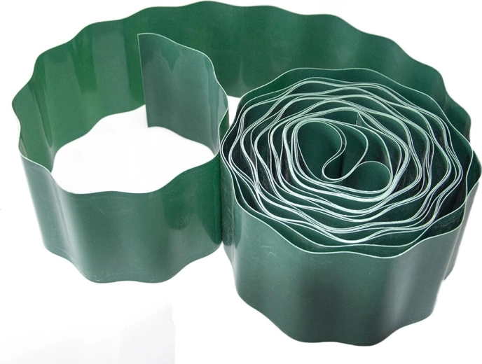 Kerti pázsitszegély 10 cm × 9 m, zöld