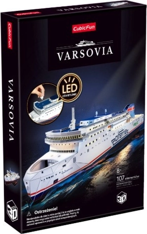 3D puzzle Cubic Fun Varsovia komp - 1 db