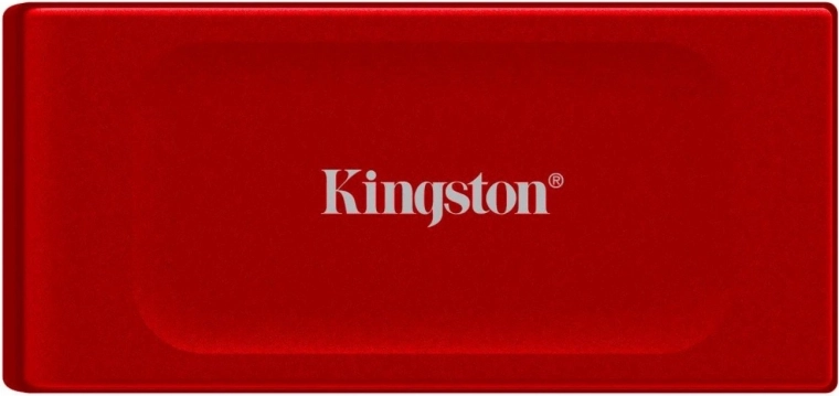 Külső SSD Kingston XS1000 1 TB USB 3.2 Gen 2, piros