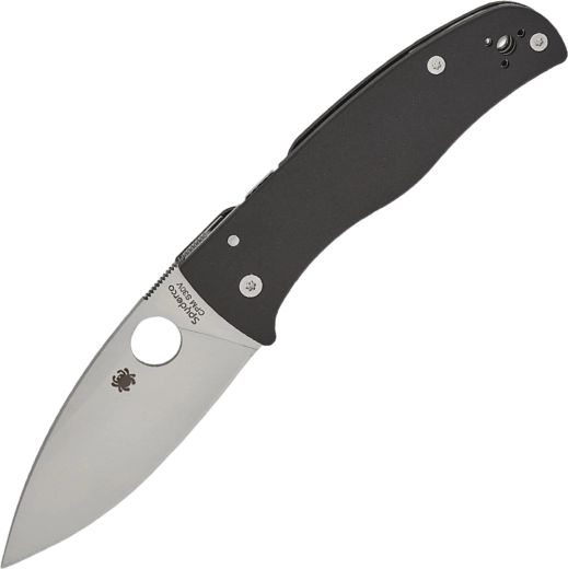 Spyderco Bodacious – zsebkés 9,2 cm pengével, szatén, fekete G10