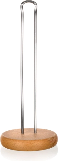 Apetit papírtörlő tartó, 28 cm, fém és fa