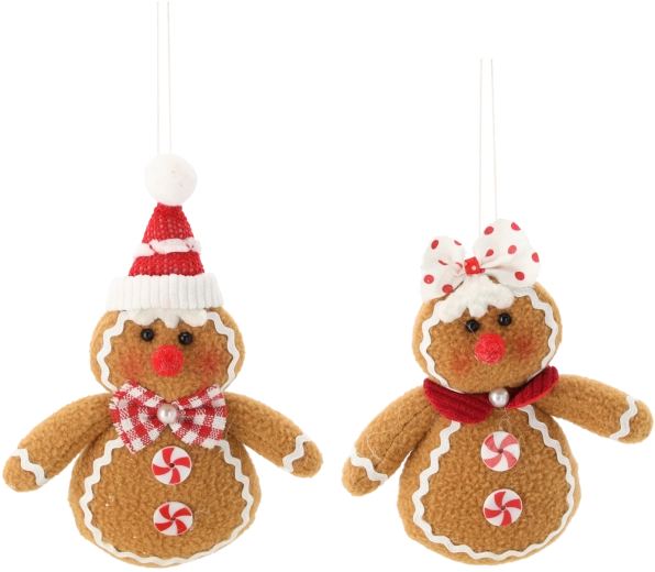 Karácsonyi mézeskalács figura – fiú vagy lány 12 × 4 × 17 cm