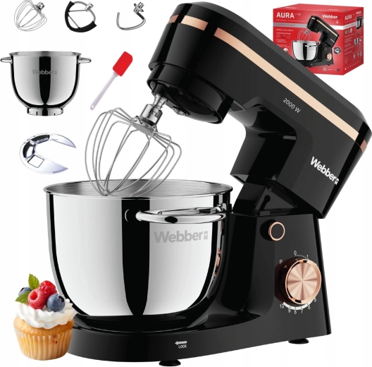 WEBBER Aura 5,2 l bolygómozgású konyhai robotgép
