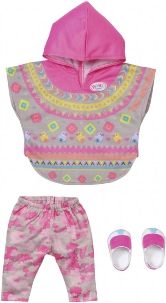 BABY born Deluxe trendi poncsó babának 43 cm