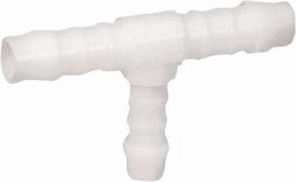 10 mm-es POM T-tömlőcsatlakozó, magas vegyi ellenállással