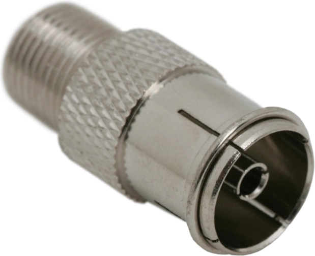 F aljzat–TV koaxiális aljzat fém adapter