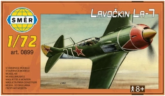Lavočkin La-7 repülőgép modell 1:72-es méretarányban