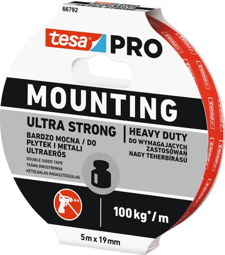 Ultra Strong szerelőszalag 19 mm × 5 m Tesa
