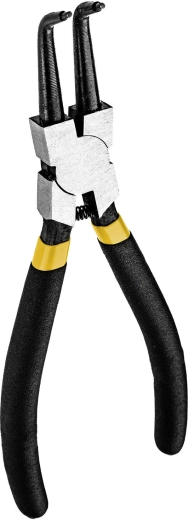 Belső Seeger fogó, hajlított, 180 mm, DREL