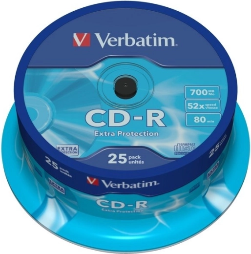 Verbatim CD-R Extra Protection 700 MB 52x, 25 db