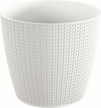 Wheaty virágtartó, 21,8 cm, fehér