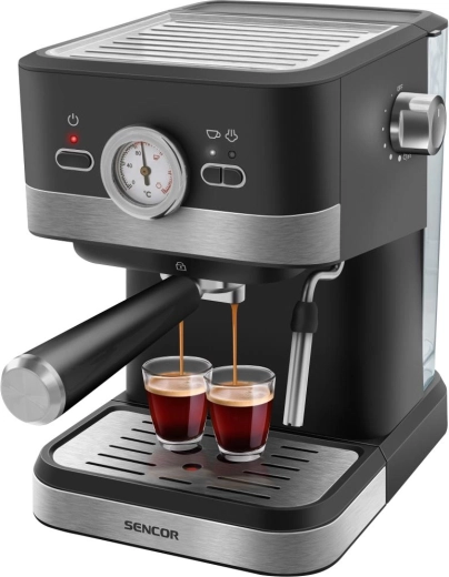 Sencor SES 1721BK karos kávéfőző eszpresszóhoz és cappuccinóhoz