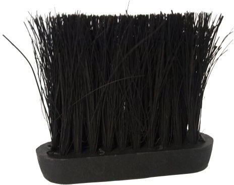 Kandallókefe kókuszszálakkal, fekete