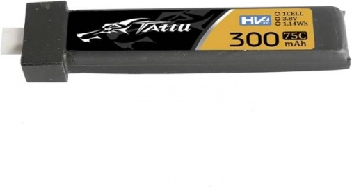 Tattu LiPo akkumulátor 300 mAh 3,8 V 75C 1S HV BT2.0 (5 db)