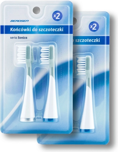 Cserefejek szonikus Berdsen fogkeféhez, 4 db