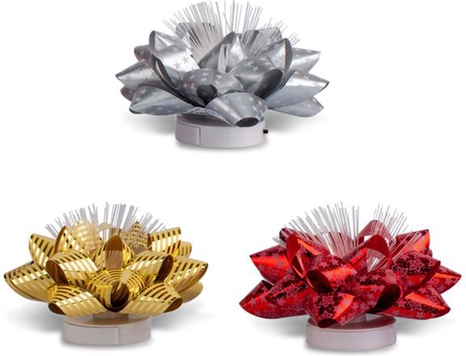 Világító ajándékszalag LED-del, elemekkel (3 változat)