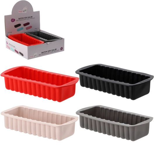 Szilikon kenyér- és kuglófformaa 27 × 14,3 × 6,7 cm