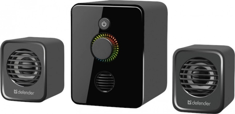 2.1-es számítógépes hangszórók USB-táppal és LED háttérvilágítással, 11 W