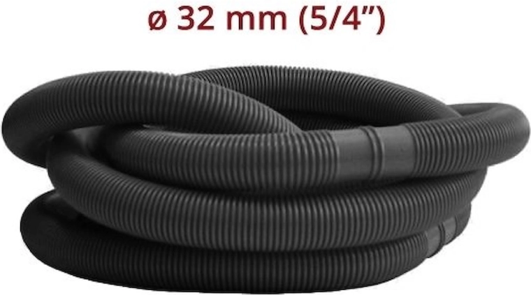 Fekete medencecső méterre 32 mm (5/4") – 1 m
