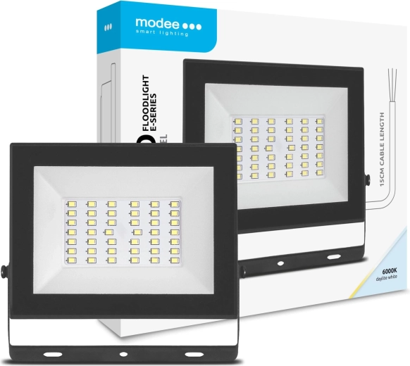 MODEE E‑Series Slim LED reflektor 30 W, 2400 lm, 120°, hideg fehér