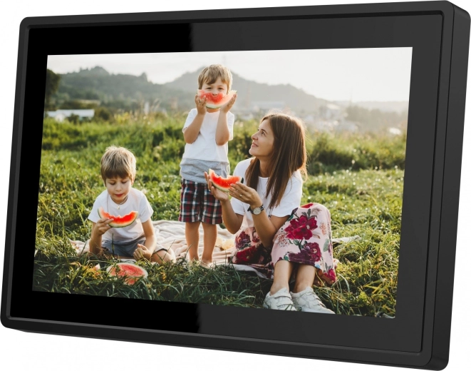 Okos digitális fotorám 10,1" Wi‑Fi-vel és érintőképernyővel