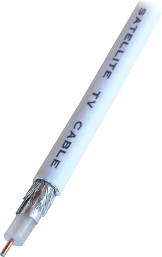 Solight CC120 koaxiális kábel 15 m fehér