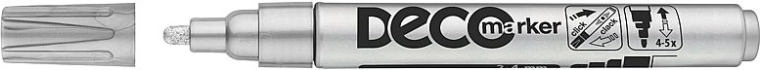 ICO Deco ezüst marker 2–4 mm