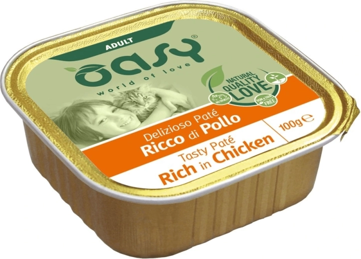 Oasy Tasty Pate Adult pástétom csirkével 100 g
