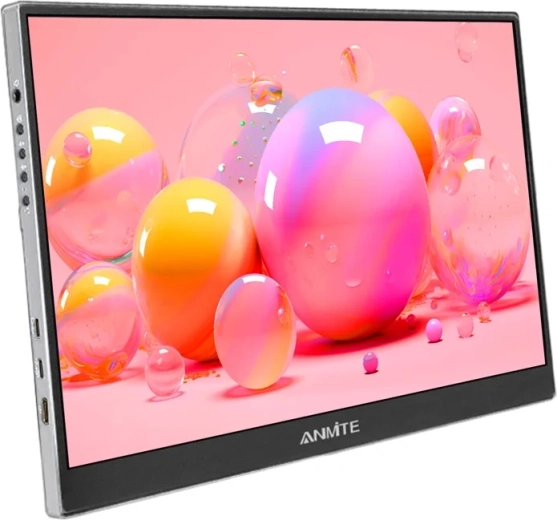 Anmite hordozható érintőmonitor 15,6" Full HD IPS HDR-rel