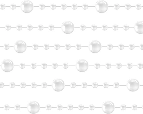 Gyöngyfüzér karácsonyfára 5 m Ruhhy