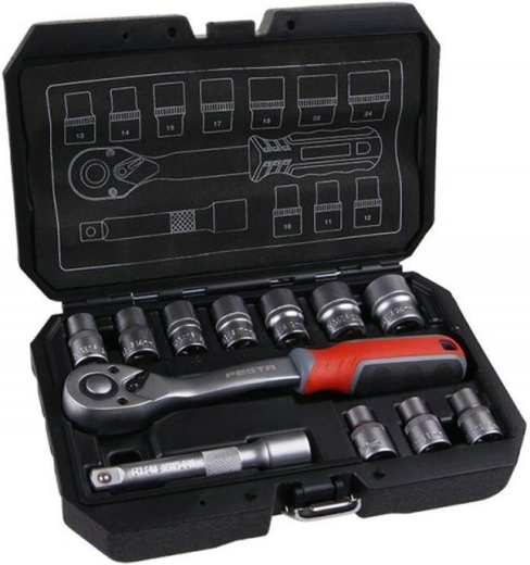 1/2"-os 12 darabos dugókulcs készlet FESTA PH