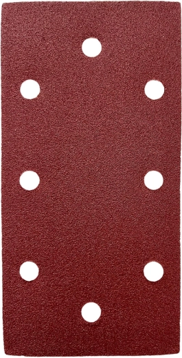 Csiszoló lap 93×185 mm, szemcseméret 40, 8 lyuk, tépőzár (5 db)