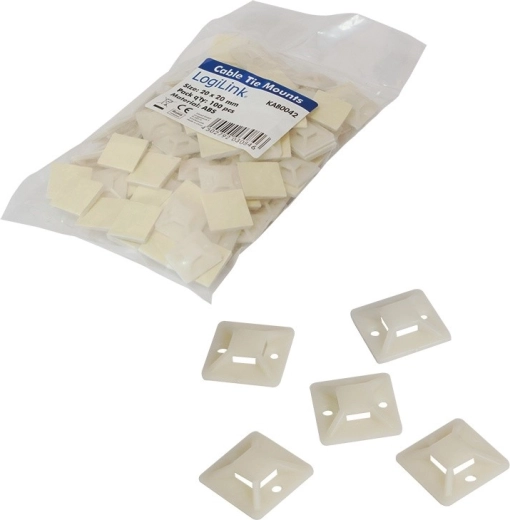 Öntapadós rögzítők kábelkötegelőkhöz