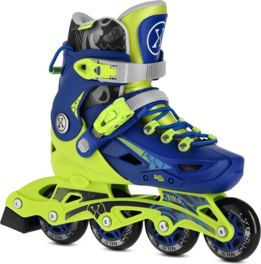 NILS Extreme Blaze állítható gyermek inline görkorcsolya, kék – M (35–38)