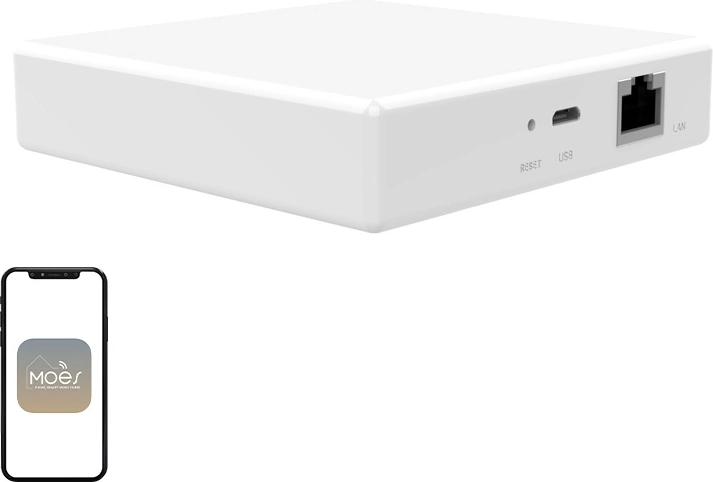 MOES MZHUB átjáró ZigBee, Matter és Thread rendszerhez