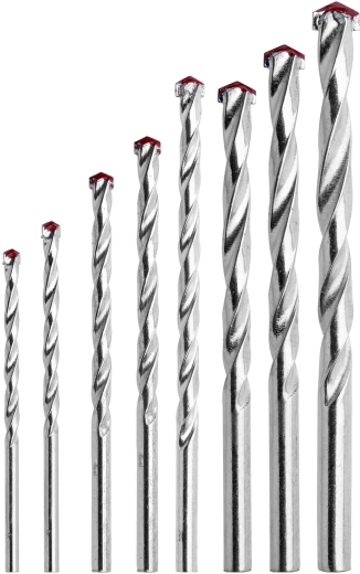 Építőipari fúrószár készlet 3–10 mm, 8 darab