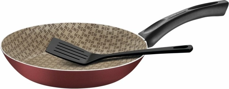 Tramontina Paris serpenyő lapátkanállal, 28 cm, bordó