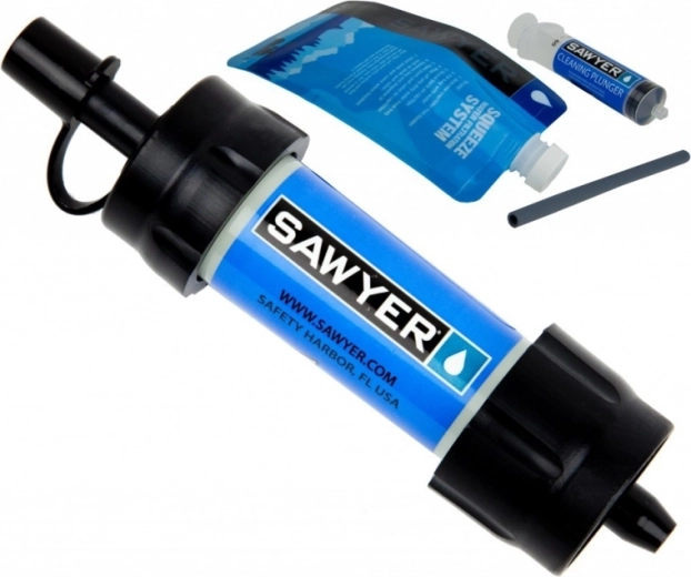 Sawyer Mini kék utazó vízszűrő - 1 db